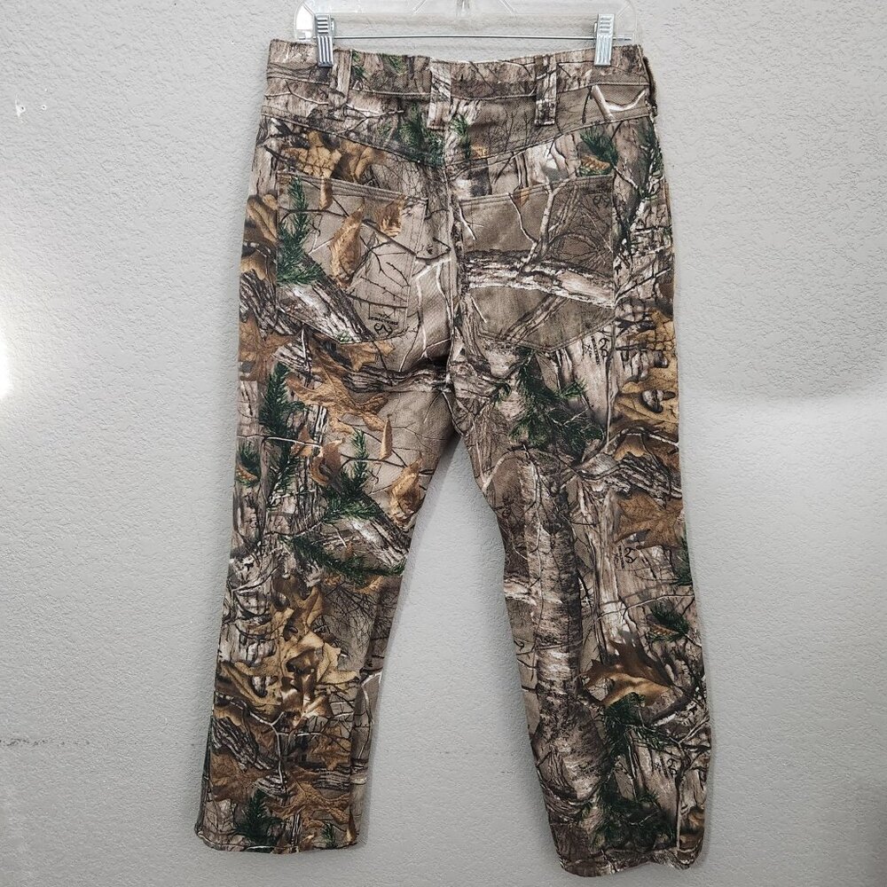 Realtree Mens Camouflage Hunting Pants 32x30 (acutal 29) Cotton Outdoor Gear Dur - Picture 6 of 14